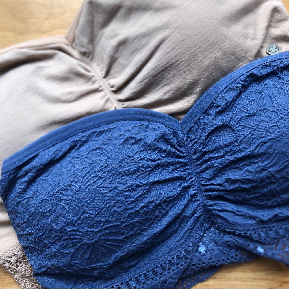 Bundle of lace sleeveless Lucky Brand bras